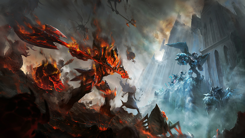 Illustration for article titled Spicy Horse's New Collectible Card-Time Strategy Looks Mighty Familiar